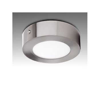 Plafón Led 6w 430lm 6000ºk Circular Niquel Satinado 50.000h [gl-pl-sm6rn-cw]