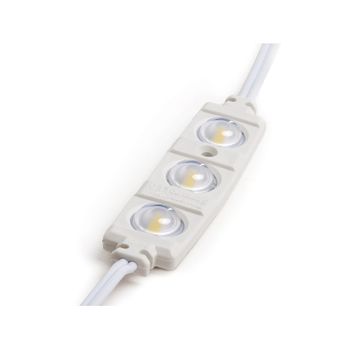 Módulo 1.3w 130lm 6000ºk 3 Leds Pro 5630 Inyectado Ip67 Óptica 50.000h [ra-bl-5630w03-lens-r-cw]