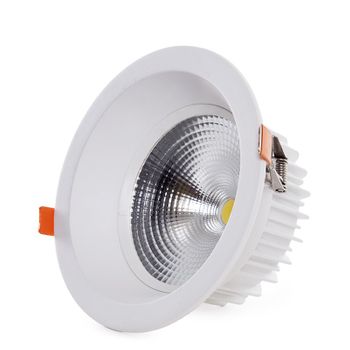 Foco Downlight Circular Led 15w 1.500lm 6000ºk Anti-deslumbrante Ugr19 40.000h [ho-dl-ad-cob-15w-cw]