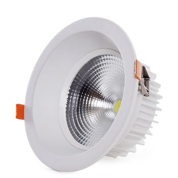 Foco Downlight Circular Led  24w 2246lm 3000ºk Anti-deslumbrante Ugr19 40.000h [ho-dl-ad-cob-24w-ww]