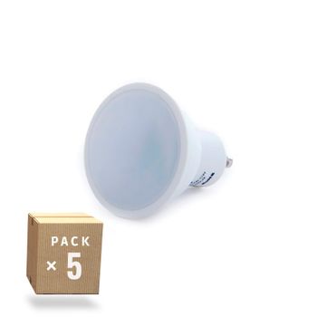 Pack 5 Bombillas Led Gu10 6w 500lm 6000ºk 40.000h [ho-gu10-smd-6w-ic-cw-pk5-ap]