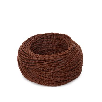 Cable Trenzado 2x0,75 X 1m  [skd-c275-brown]