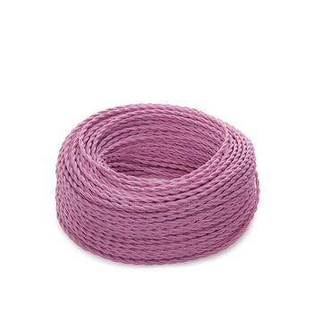 Cable Trenzado 2x0,75 X 1m  [skd-ct275-pink]