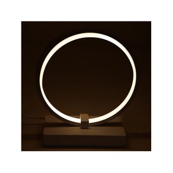 Lámpara De Mesa 15w  935lm 4200ºk Led Circle Dimable 40.000h [ho-lm-circle-20w-w]