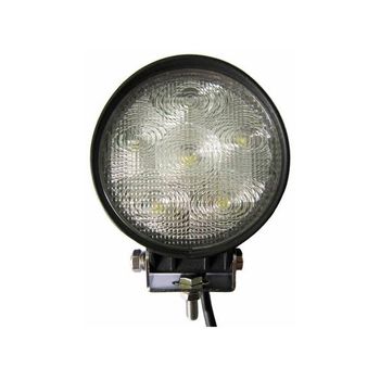 Foco Led Redondo Tractores, Barcos, Maquinaria Industrial 12 Y 24 Voltios 18w