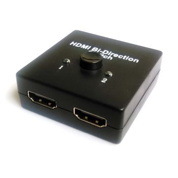 Splitter - Hdmi Switch  2x1 O 1x2 Bi-direccional, Soporta 4k X 2k Yatek Yk-0201mini