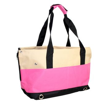 Bolso De Transporte Para Perros Y Gatos Yatek, Con 4 Bolsillos Laterales Y Protección Anti-salto De Color Rosa