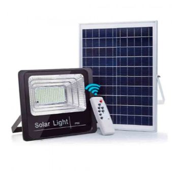 Reflector Foco Luz Led Solar Autónomo 25w Iluminacion Con Energía Solar