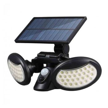 Aplique Foco Solar Led Exterior Ip65, 200 Lumenes, Sensor Movimiento Y  Crepuscular, Foco Led Bateria, Foco Solar Bateria, con Ofertas en Carrefour