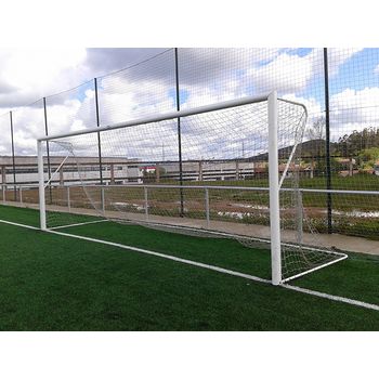 Vidaxl Portería De Fútbol Infantil Con Pared De Portería