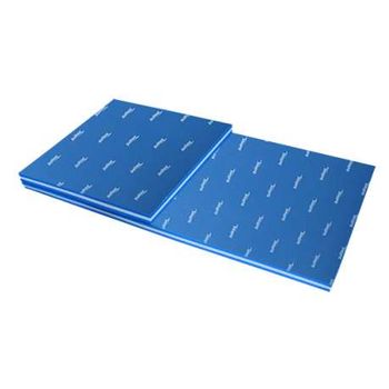 Suelo tatami puzzle grosor 4 cm. plancha de 1 m x 1 m. borde liso  (desmontable) (rojo/