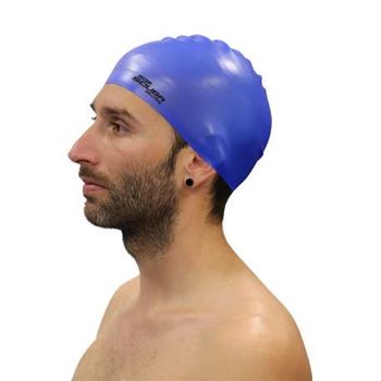 Gorro Natacion Silicona Squba - Senior - Color Royal