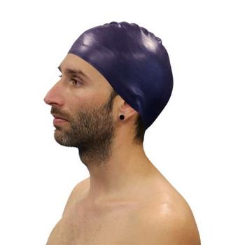 Gorro Natacion Silicona Softee - Senior - Color Marino