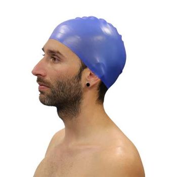 Gorro Natacion Silicona Softee - Senior - Color Royal