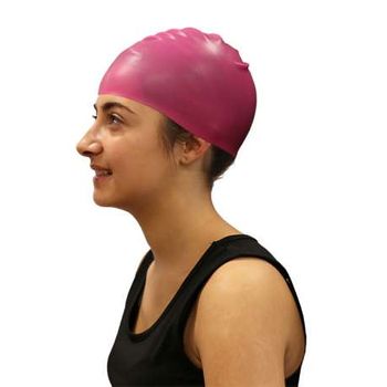 Gorro Natacion Silicona Softee - Junior - Color Rosa