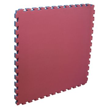 Pieza Tatami Softee 2.0 - 100x100x4cm - Color Rojo Y Azul