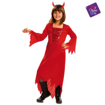 Disfraz Demonia Roja 3-4 Años