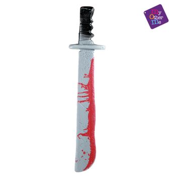 Accesorio Halloween Machete Sangriento