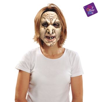 Accesorio Halloween 1/2 Witch Latex Mask Talla Unica