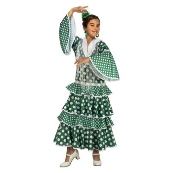 Disfraz Sevillana Verde Para Niña con Ofertas en Carrefour