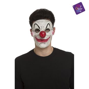 Accesorio Halloween 1/2 Clown Latex Mask Talla Unica