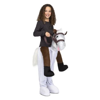 Disfraz A Hombros De Caballo Blanco Infantil