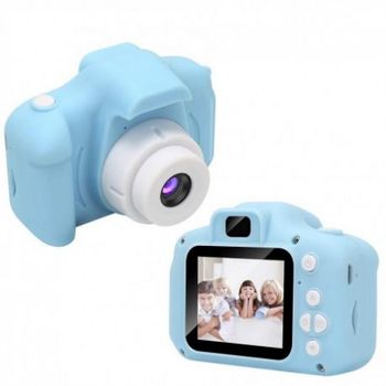 Cámara De Fotos/video Mini Digital Hd Infantil Bn5042 Con Juegos 1080p Azul