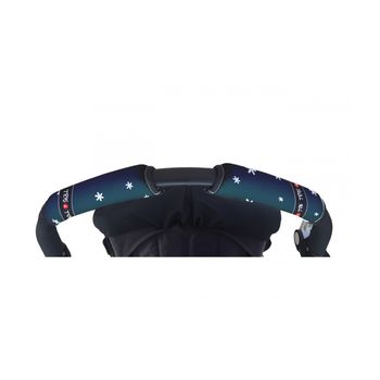 Tris&ton - Funda Empuñadura Horizontal Doble Para Manillar Silla De Paseo (azul Oscuro)