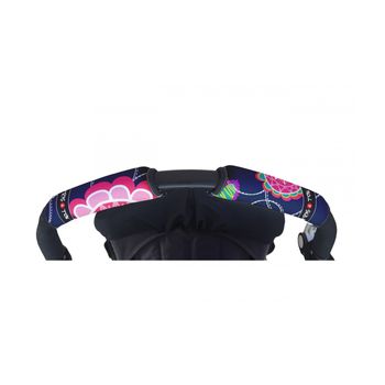 Tris&ton - Funda Empuñadura Horizontal Doble Para Manillar Silla De Paseo (rosa)