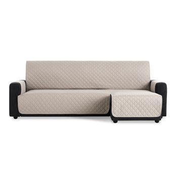 Funda de sofá chaise-longue 3 Plazas ELEGANT REVERSIBLE- ADAPTABLE A AMBOS  LADOS Crudo - Well-Home