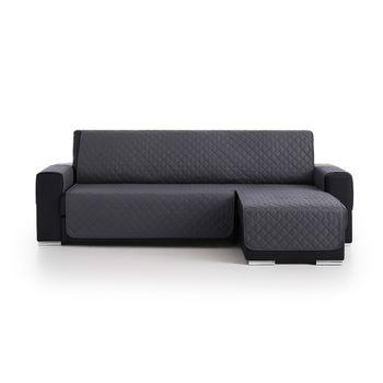 Funda Cubre Chaiselongue Couch Cover Belmarti 200 Cm Gris Oscuro