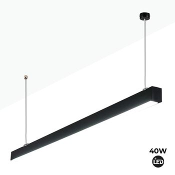 Luminaria Lineal Led Suspensión / Superficie 40w - 120cm - 2500lm
