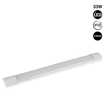 Luminaria Lineal Led Superficie - 33w - 120cm - Ip20