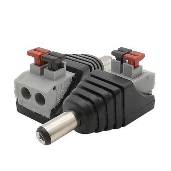 Conector Jack Rca Macho Conexión Rápida Para Tira Led