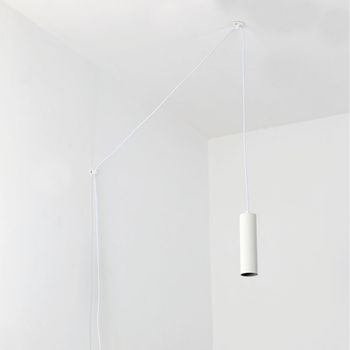 Lámpara Colgante Minimalista Con Cable Y Enchufe "rim" - Gu10