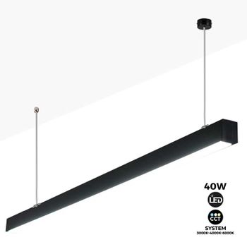 Luminaria Lineal Led Suspensión / Superficie Cct - 40w - 120cm