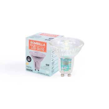 Bombilla Led Gu10 6w Cristal - 800lm - Par16 - 36°