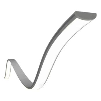 Perfil De Aluminio Para Tira Led Flexible / Moldeable - 18x6mm - 2 Metros