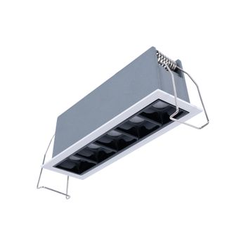 Foco Lineal Led Empotrable 10w - Chip Osram - Ugr18 - Cri90