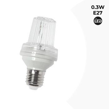 Bombilla Led Con Efecto Estroboscópico E27 0.3w Ip65