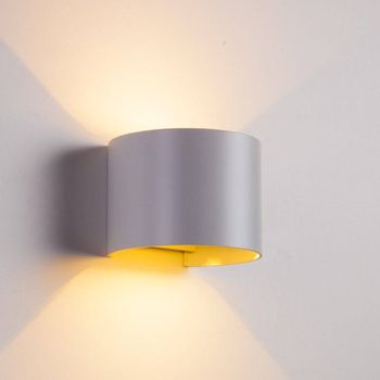 Aplique Led De Pared 6w, 230v, Ip54, De Pared, Lampara De Pared, Ideal  Luz En La Terraza con Ofertas en Carrefour