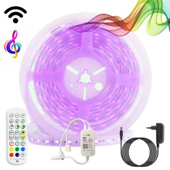 Tira Led 5metro Multicolor Rgb Resistente Al Agua Con Certificado Ip65 Con  Mando Distancia Strip-rgb5m con Ofertas en Carrefour