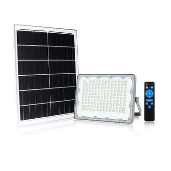 Proyector Led Solar + Panel Solar 100w
