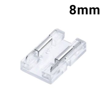 Conector Rápido Clip Invisible 2 Pin Unión Tira A Tira Monocolor 8mm Ip20