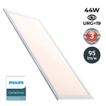 Panel Led Slim 120x30 Cm -  Driver Philips - 44w - Ugr19