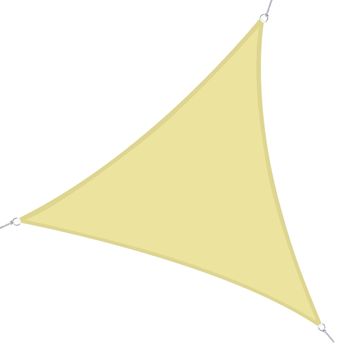 Toldo Vela Triangular Parasol De Poliéster 3x3x3 M - Outsunny. Arena