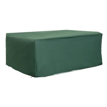 Outsunny Funda Protectora para Muebles de Jardín 68x87x77cm Funda de Tela  Oxford 600D Impermeable para Patio Terraza Color Beige