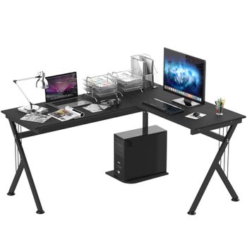 SUMTONG Mesa Escritorio Ordenador, Mesa Ordenador Portatil con Soporte de  Elevación Extraíble, Escritorios Pequeños 80x40cm, Escritorio Madera PC  para Oficinas, Salón, Dormitorio, Hogar (Negro), Moda de Mujer