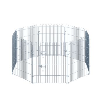 Jaula Para Perros De Mdf Acero 76x54,5x56 Cm-pawhut. Blanco con Ofertas en  Carrefour