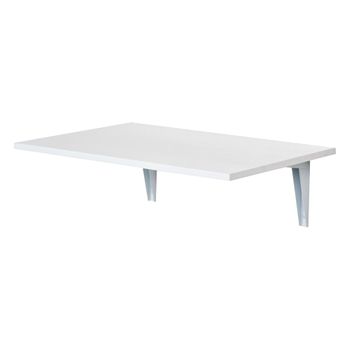 Mesa Blanca Plegable Cocina Mijas Cajón Funcional Patas Gris Plata 80x40-80  con Ofertas en Carrefour